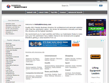Tablet Screenshot of orbitaldirectory.com